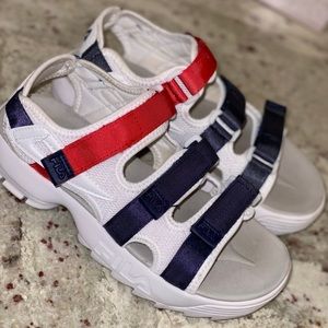 Fila block sandals
